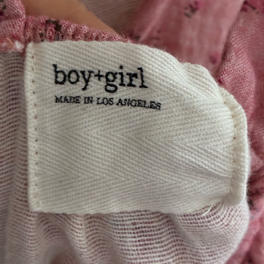 Boy + Girl Pink Floral Romper - Picture 9 of 13